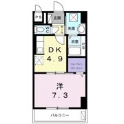 シティ フラットの間取り画像
