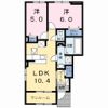 ボヌールメゾンAの間取り画像