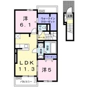 グランフォ－レ Aの間取り画像