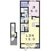 グラン フルールⅢの間取り画像