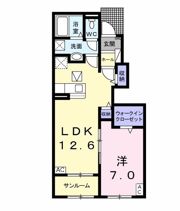 クラール パプリカBの間取り画像