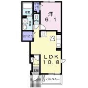 アルバ上松葉の間取り画像