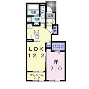 ソレイアード メゾンⅠの間取り画像