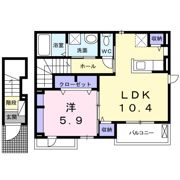 クレイン A・Tの間取り画像