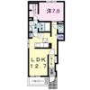 アンプルール Ⅱの間取り画像