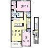 アンプルール Ⅱの間取り画像