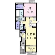 プラウド 内免Ⅱの間取り画像