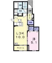 フェリス サラの間取り画像