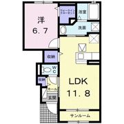 リヴェール Ⅳの間取り画像