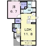 リヴェール Ⅳの間取り画像