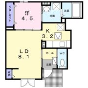 リベラルBの間取り画像