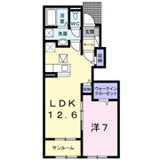 ポライトリー Aの間取り画像