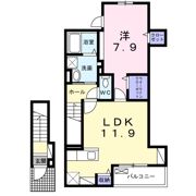 メゾンプラシード Ⅴの間取り画像