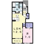 ヤマニⅡの間取り画像