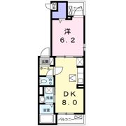 ボヌール花中館の間取り画像