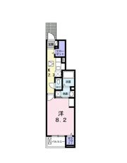 カルヴァドス Aの間取り画像