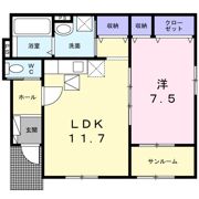 アーコンシェル モンターニュの間取り画像