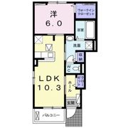 輝Ⅰの間取り画像