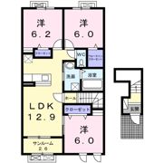 マハロ ナイメンⅡの間取り画像