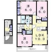 フリシュ シェーネ Dの間取り画像