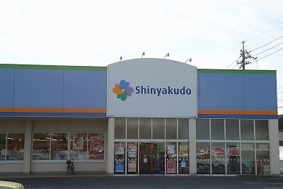 近くのシンヤクドー旗ヶ崎店まで1,000m（徒歩13分）