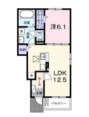 クリエイト北ノ台Ⅱの間取り画像