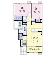 ベルエールの間取り画像