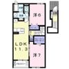 セゾンの間取り画像