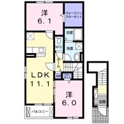 メゾンブローテ Gの間取り画像