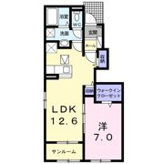 グロリア やよい Bの間取り画像