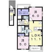 クレアール桑名 Bの間取り画像