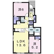 ハーモニー Ⅲの間取り画像