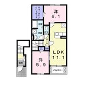 エスポワールの間取り画像