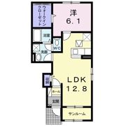 シティハイツプラザ Bの間取り画像