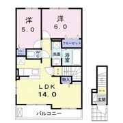 VentVertⅦA棟の間取り画像