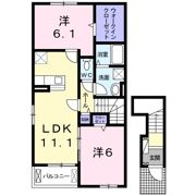 ショアライン タウン Aの間取り画像