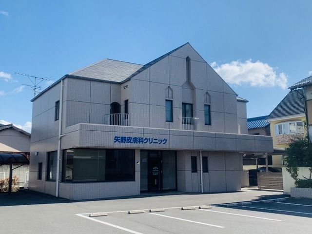 近くの矢野皮膚科クリニック様まで1,300m（徒歩17分）