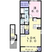 ルーエンハイムⅢの間取り画像