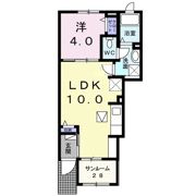 サンリットM＆K祇園 Ⅱの間取り画像