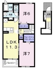 ラフレシールⅠの間取り画像