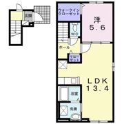 ラ・メール・ブルーⅠの間取り画像