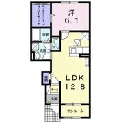 エレガンシア Ⅱの間取り画像