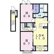 メルベイユの間取り画像