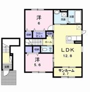 クロエ Ⅱの間取り画像