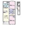 ファミリア ヴィヴァーチェⅠの間取り画像