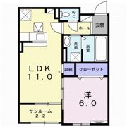 ヴァンベールの間取り画像