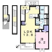 デーア・フィオーレⅢの間取り画像