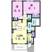 アズールの間取り画像