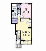 ベルウッド Ⅲの間取り画像