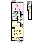 ラ・ファミーユ新津本町の間取り画像